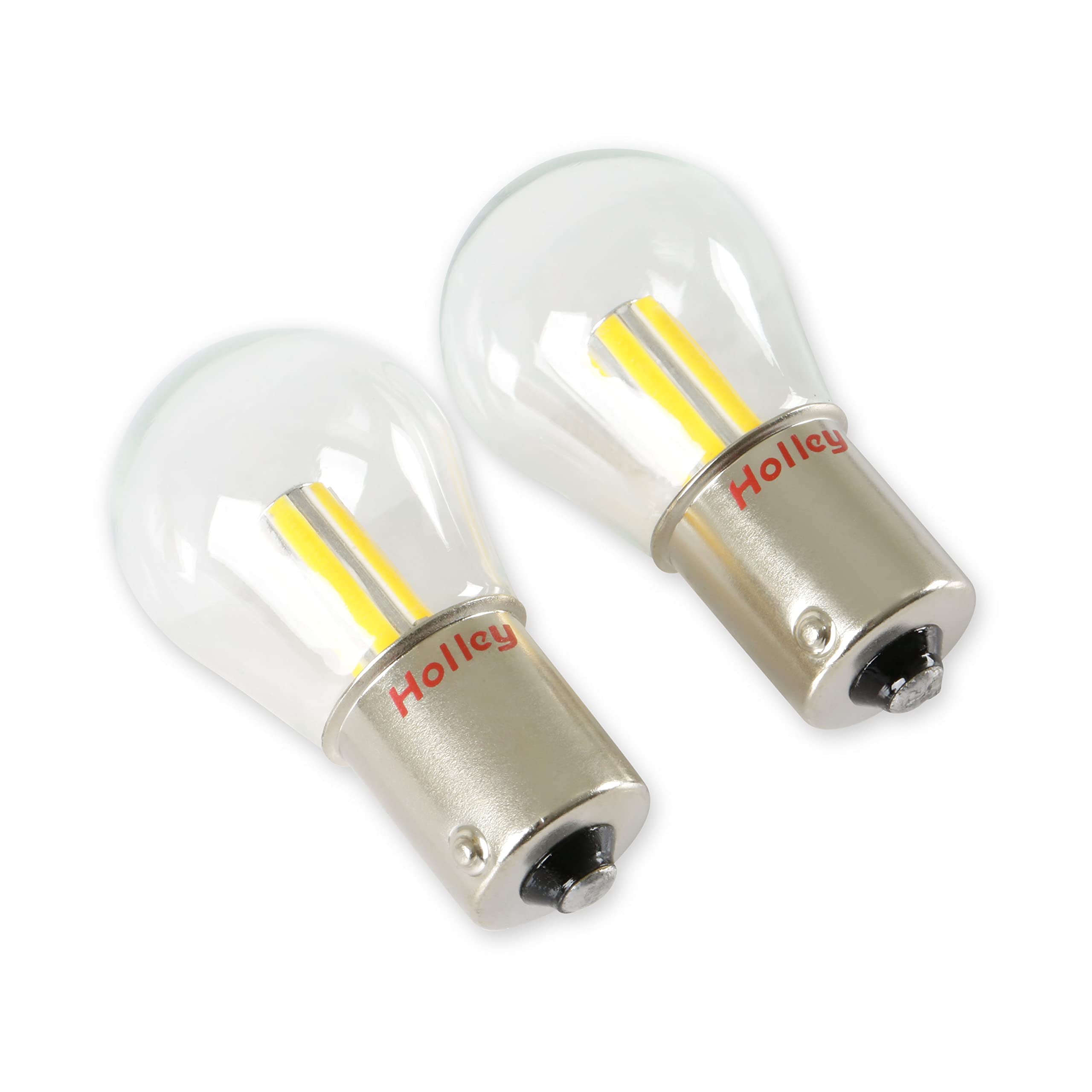 Holley HLED05 RetroBright LED Bulbs - Turn Signal 1156 - Classic White - Pair