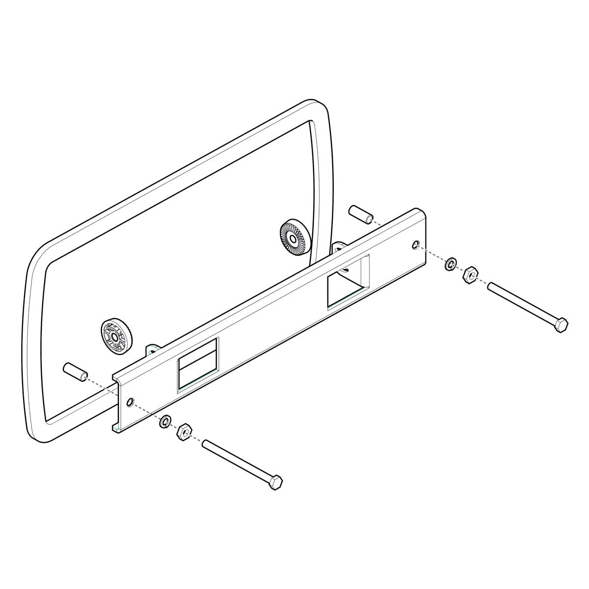 Humminbird Mounting Kit in-Dash for Helix 7 Fish Finder Unit – IDMK H7R