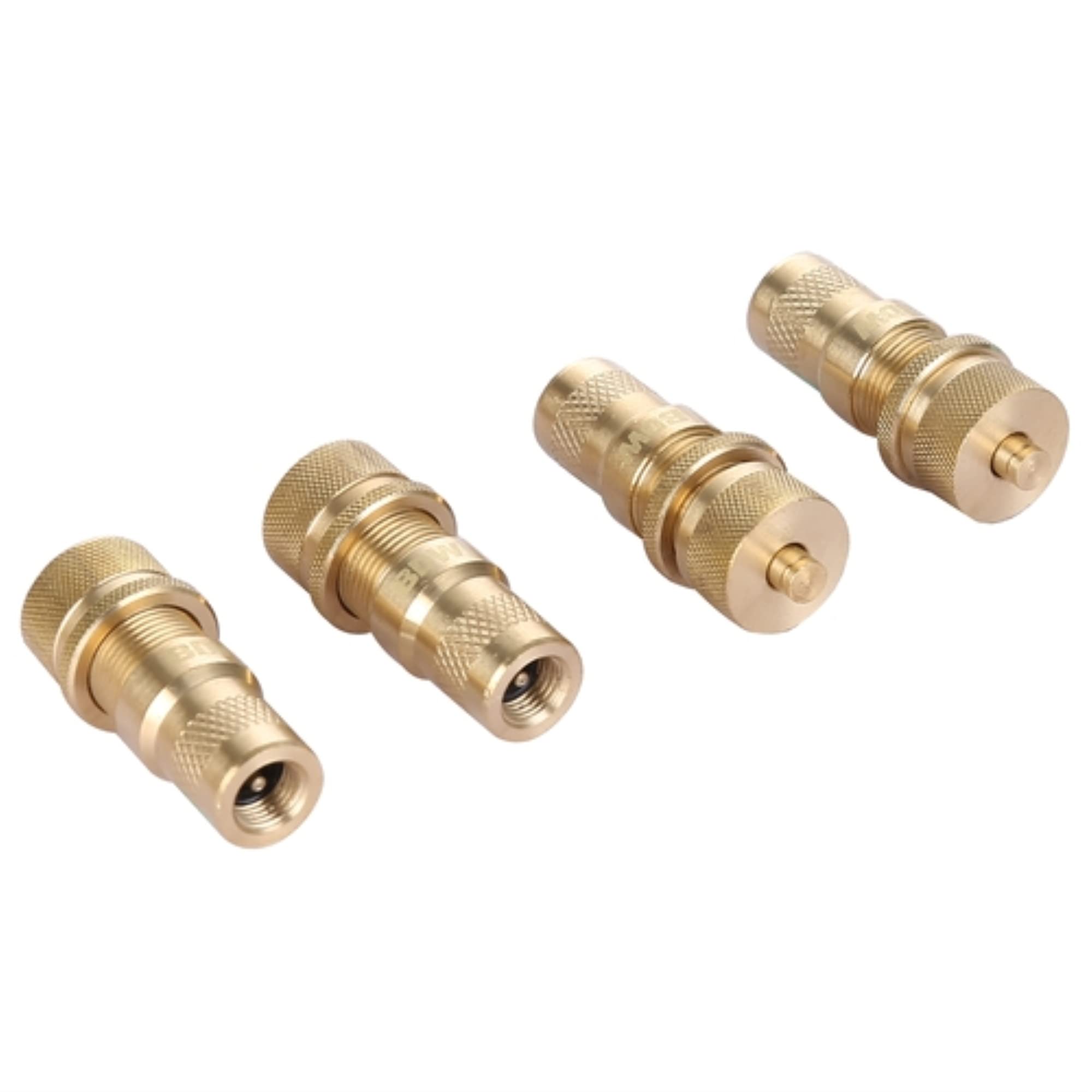 Automatic Tire Deflators Bulldog Winch 42068- Brass, Set of 4