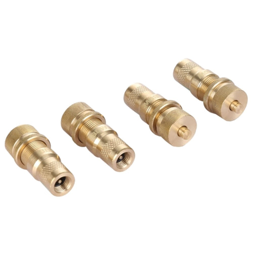 Automatic Tire Deflators Bulldog Winch 42068- Brass, Set of 4