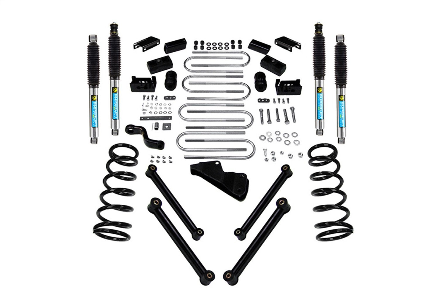 SUPERLIFT SUSPENSION RealTruck 4" Lift Kit for RAM 2500/3500 | Complete Lift Kit with Front & Rear Bilstein 5100 Shocks & Control Arms | K965B | Fits 2010-2013 RAM 2500; 2010-2012 RAM 3500 4WD Diesel