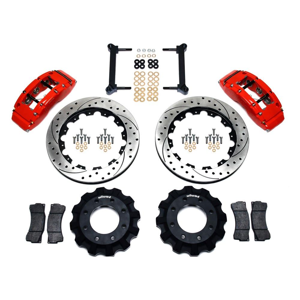 16.00" TC6R Front Kit, Drilled, Red