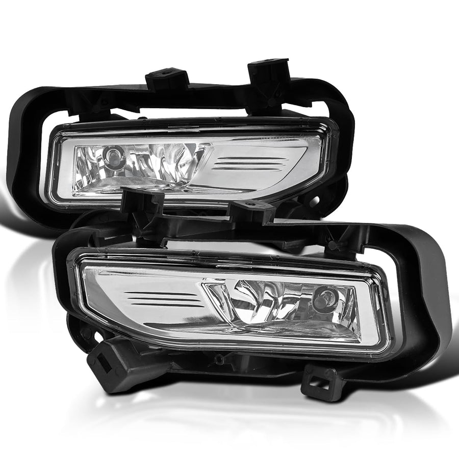 Fog Lights SPEC-D TUNING + H8 Bulbs + Switch Compatible with 2018-2019 Nissan Kicks, L+R Pair Assembly