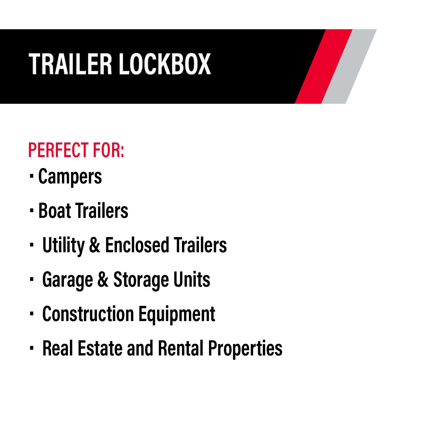 Trailer Lock Box Pop N Lock PL9300