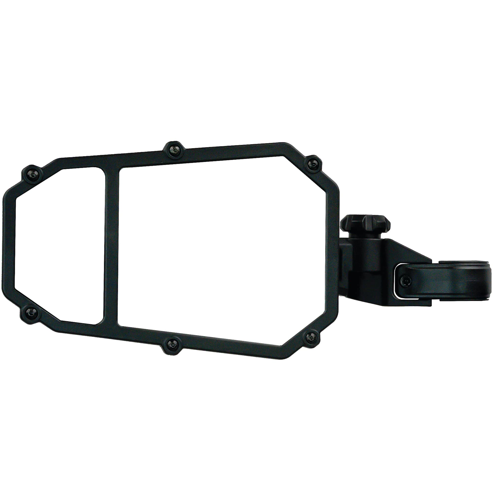 Elite Series ATV Tek UTV Sideview Mirror w/Adjustable blindspot and Dual Axis Breakaway Feature - Fits UTV's with Profiled and Round Tube ROPS