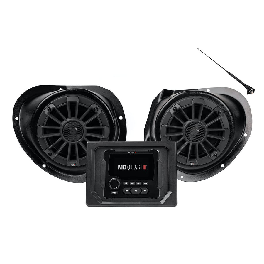 MB Quart Stage 2 Audio System with Polaris General Compatible, Designed for Ride Command, Two Speaker 160 Watt, UTV, Tuned Audio Package