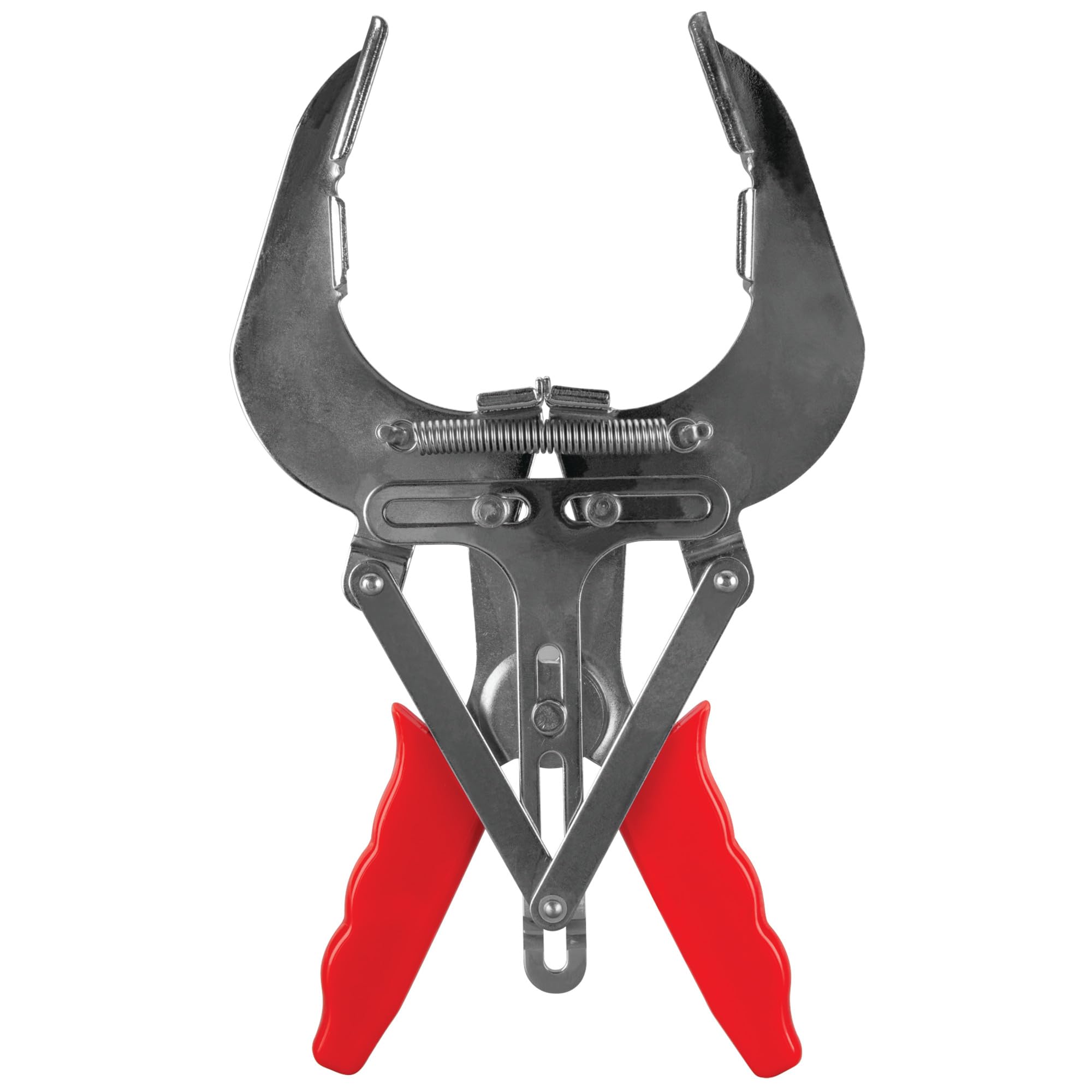 W80599 Performance Tool 6 in. Piston Ring Pliers - Alloy Steel, Plastic Cushion Grip, Engine Overhaul Tool, Red