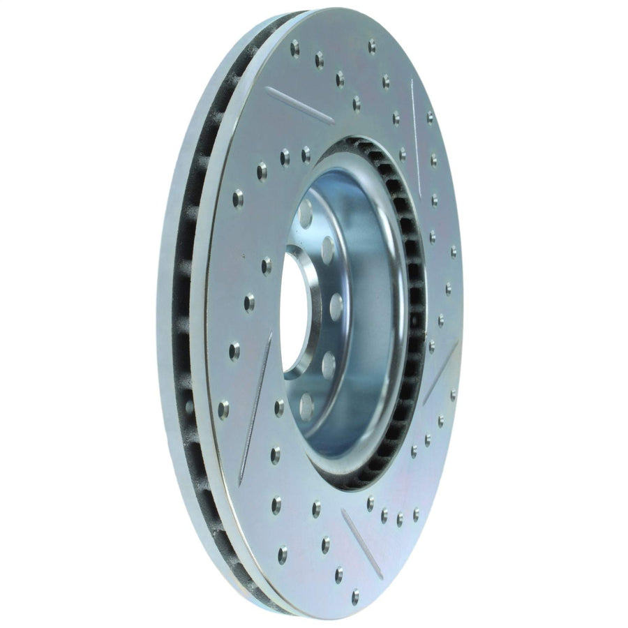 Select Sport StopTech 227.33098R Front Right Drilled/Slotted Disc Brake Rotor - Fits Audi, Seat, Volkswagen Vehicles