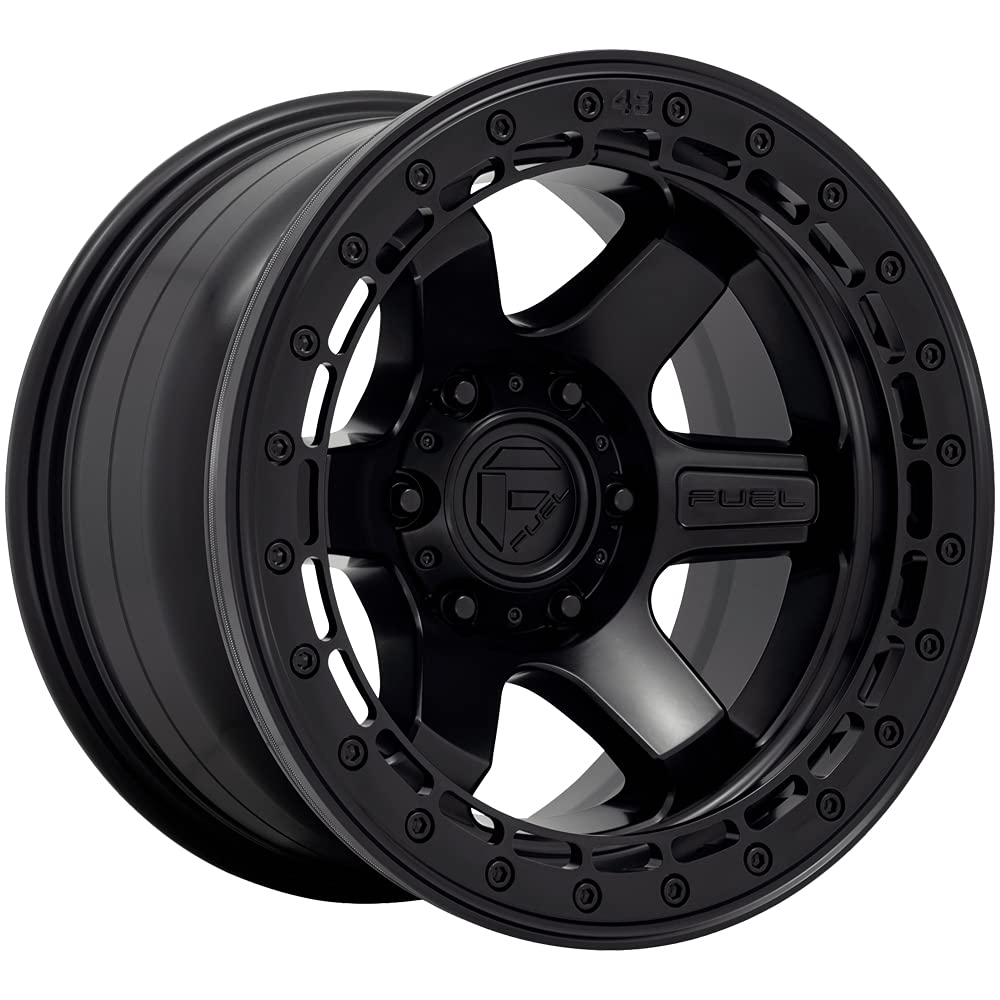 D122 Block Beadlock Fuel 17x9 6x135-15mm Matte Black Wheel Rim 17" Inch