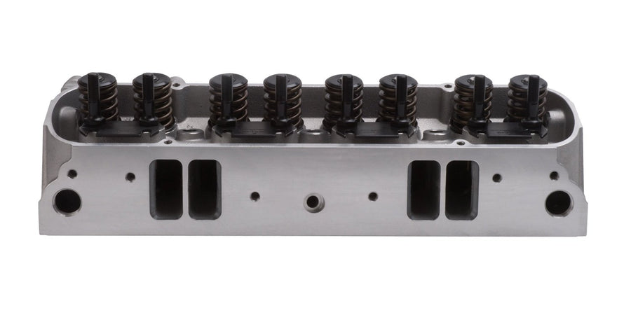 Edelbrock Russell 61599 Performer 72cc Pontiac Cylinder Head with Complete D-Port Exhaust