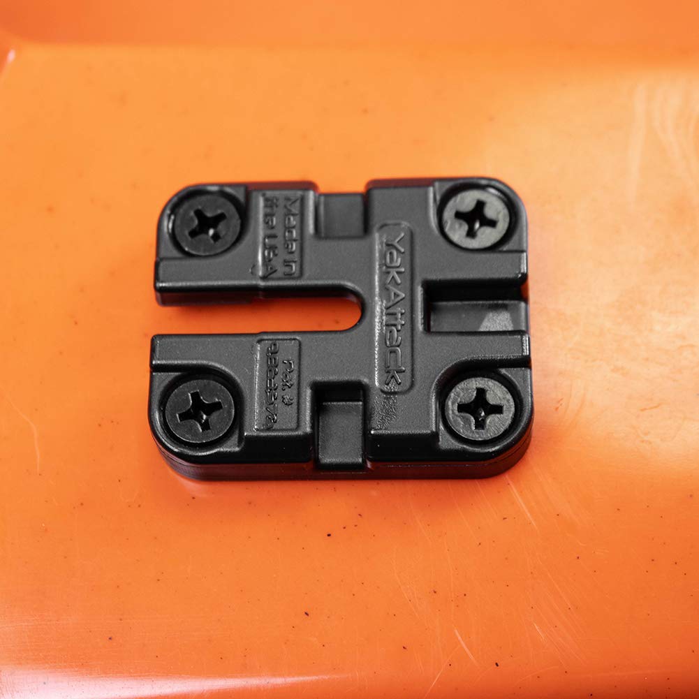 MightyMount II YakAttack | Compact Track Mount for Kayak Accessories | LockNLoad & T-Bolt Compatible | Includes Mounting Hardware | 2" x 2.375" x 0.5" | Made in USA
