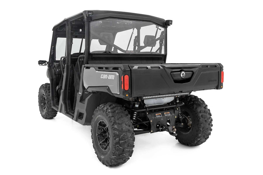 Rough Country Rear Panel Cab for Can-Am Defender HD 8/HD 9/HD 10 - Scratch Resistant, Easy Install
