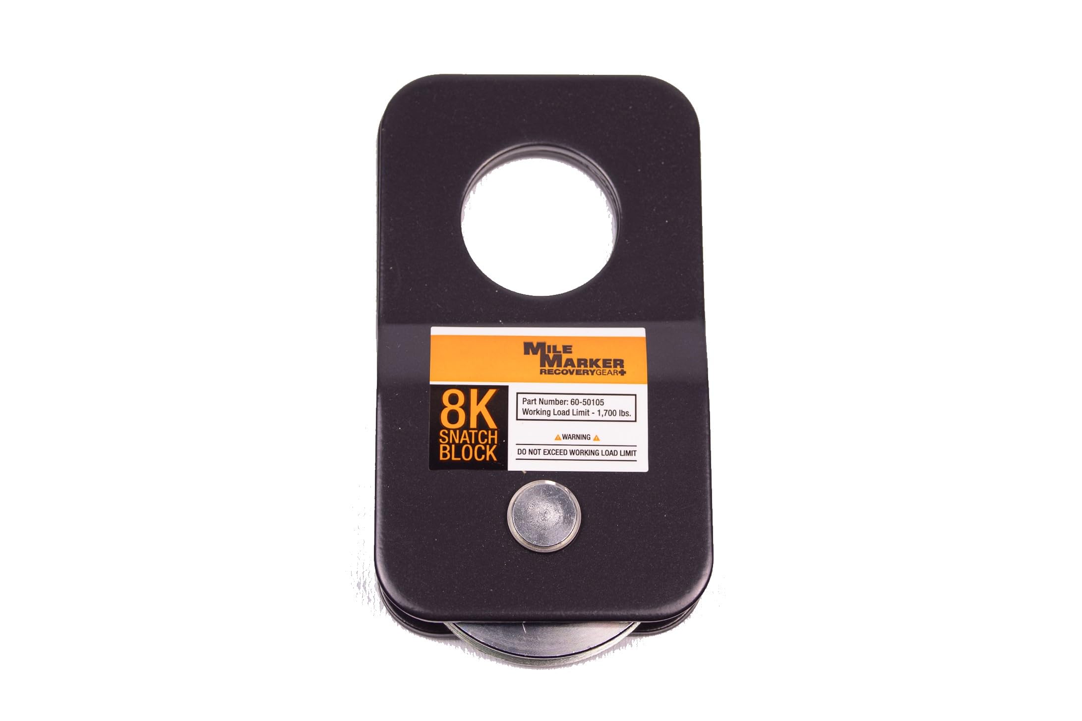 ATV Mile Marker 60-50105 Snatch Block - 8000 lb. Weight Capacity - Distribute Load Evenly - Significantly Reduces Stress on Your Equipment - Versatile Winching Angles