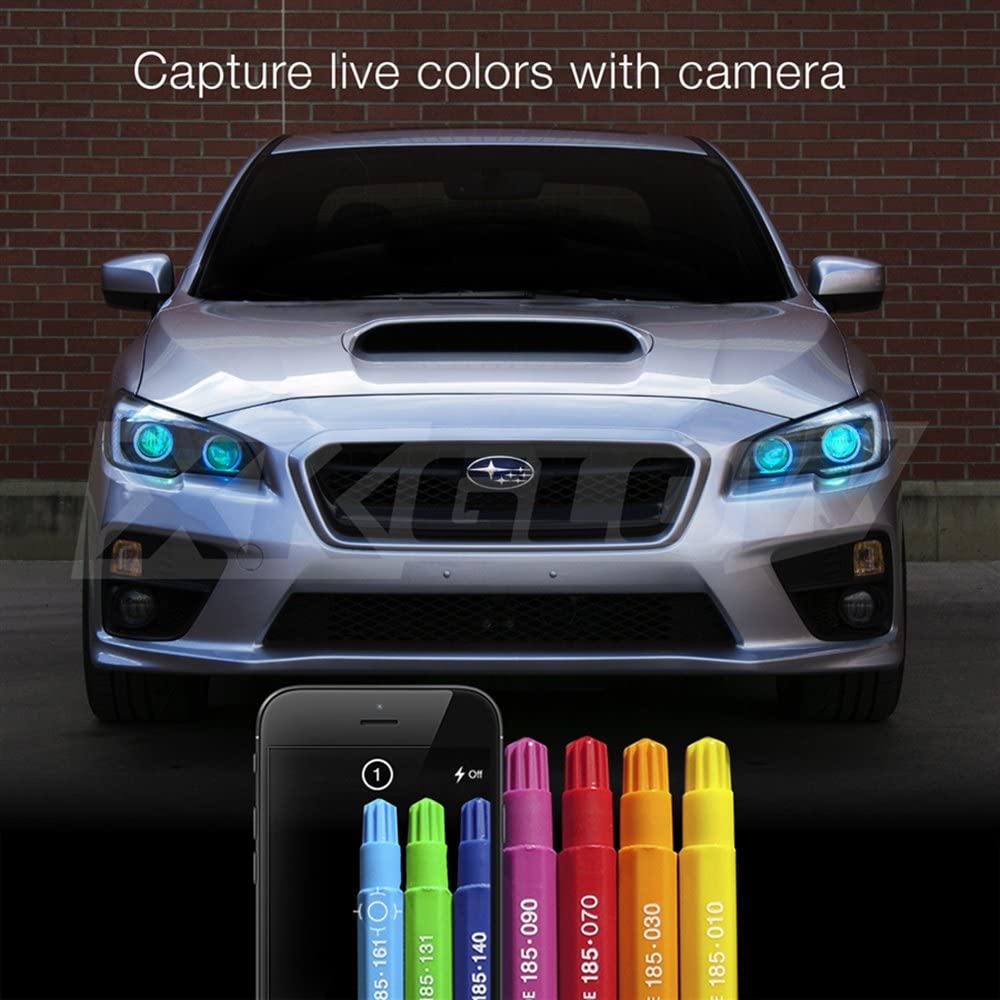 XKGLOW 2xRGB XK042009 Demon Eye Million Color Smartphone App Controlled Kit