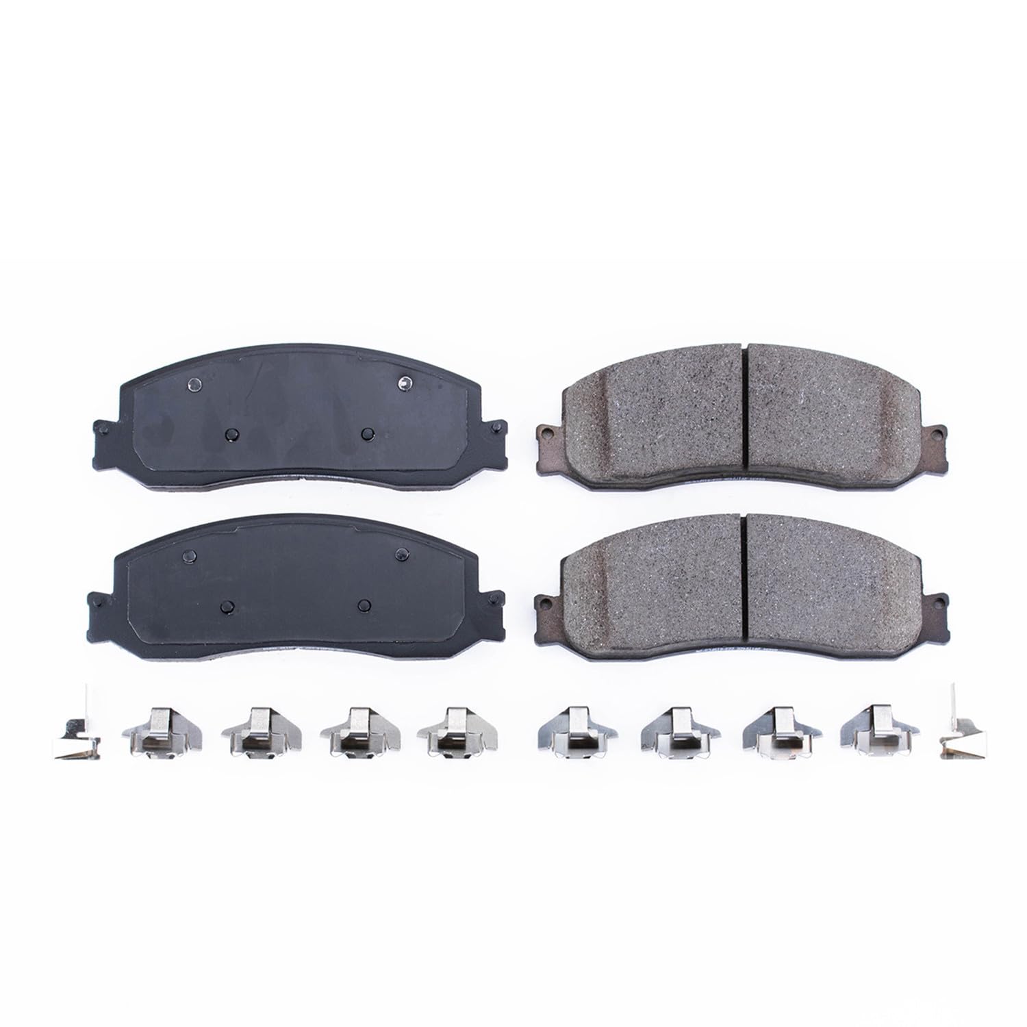 Power Stop Brake Kit Front For Ford F-250 Super Duty 2012 | Ford F-350 Super Duty 2012 - Ceramic Brake Pads With Installation Hardware, 17-1631