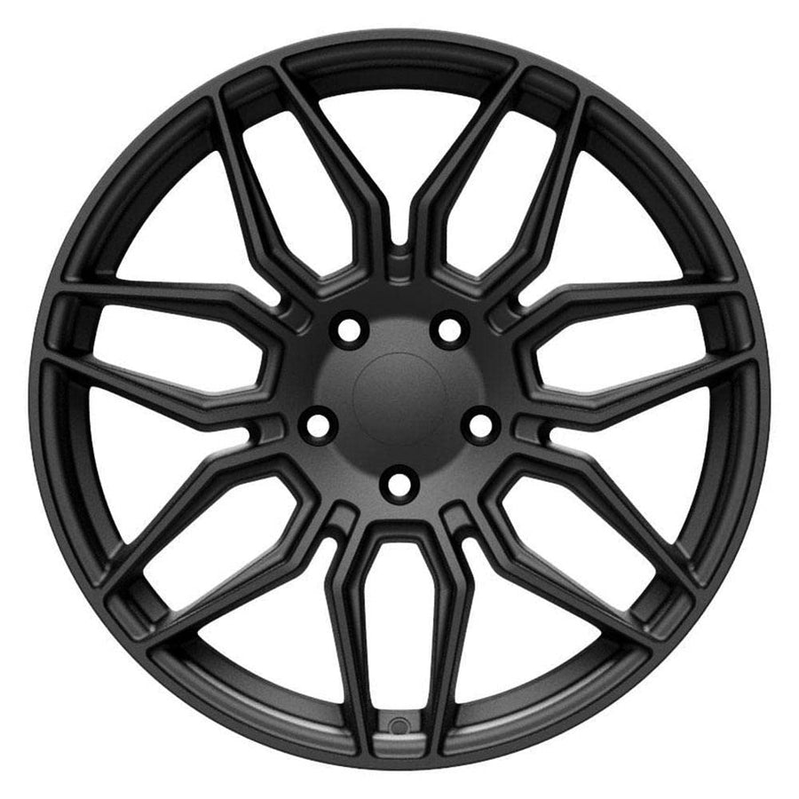 CV03D-19085-5120-51B1 OE Wheels: 19" Replica Wheel Cv03D Fits Chevrolet C8 Corvette 19X8.5 Satin Black Wheel