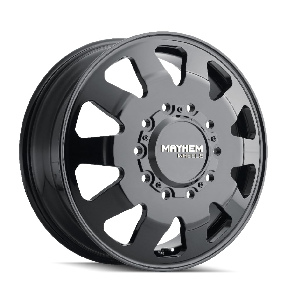 CHALLENGER MAYHEM 8181 FORGED MATTE BLACK 22X8.25 10-225 169MM 170.1MM (1) Wheel