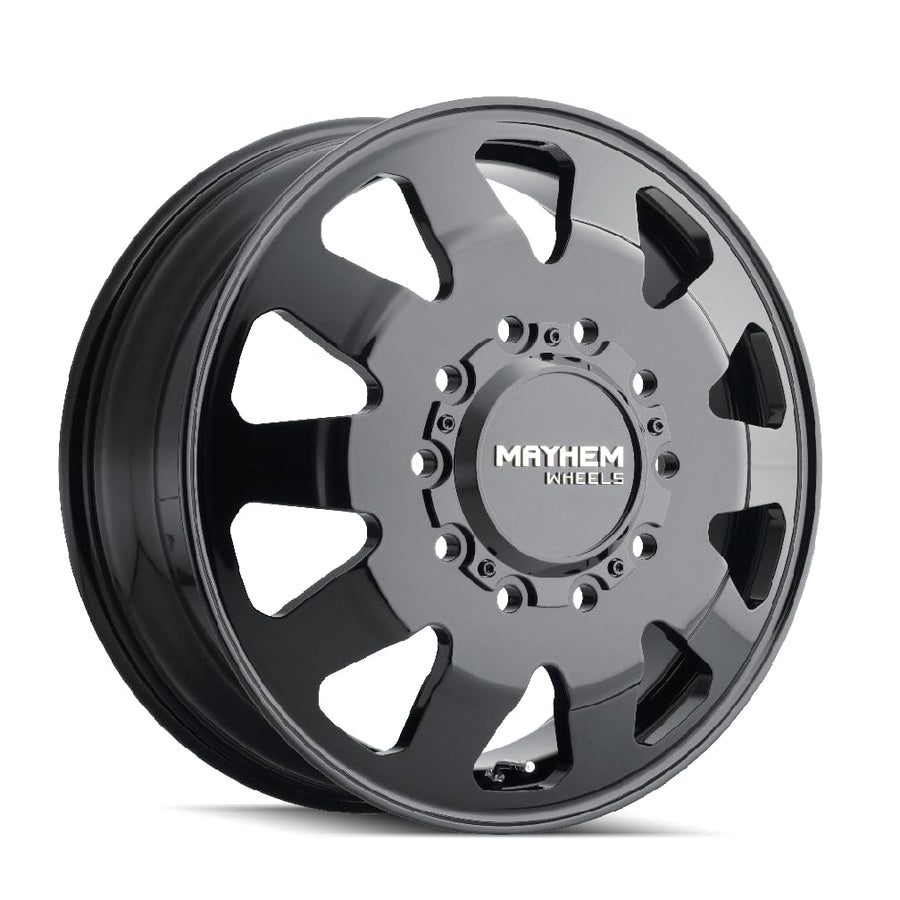 CHALLENGER MAYHEM 8181 FORGED MATTE BLACK 22X8.25 10-225 169MM 170.1MM (1) Wheel