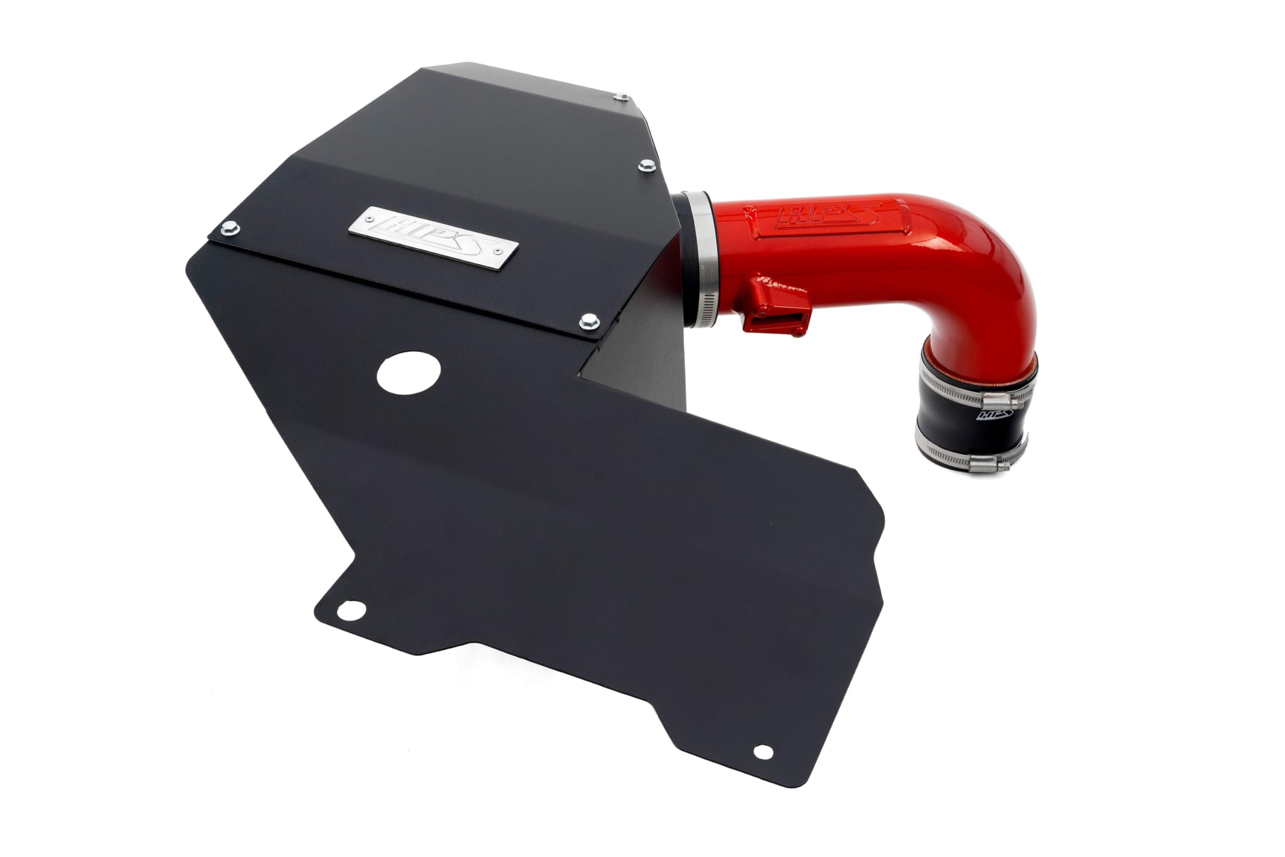 Red HPS Air Intake Kit with Heat Shield Cool Ram Compatible for 2024 Toyota Tacoma 2.4L Turbo, 827-779R