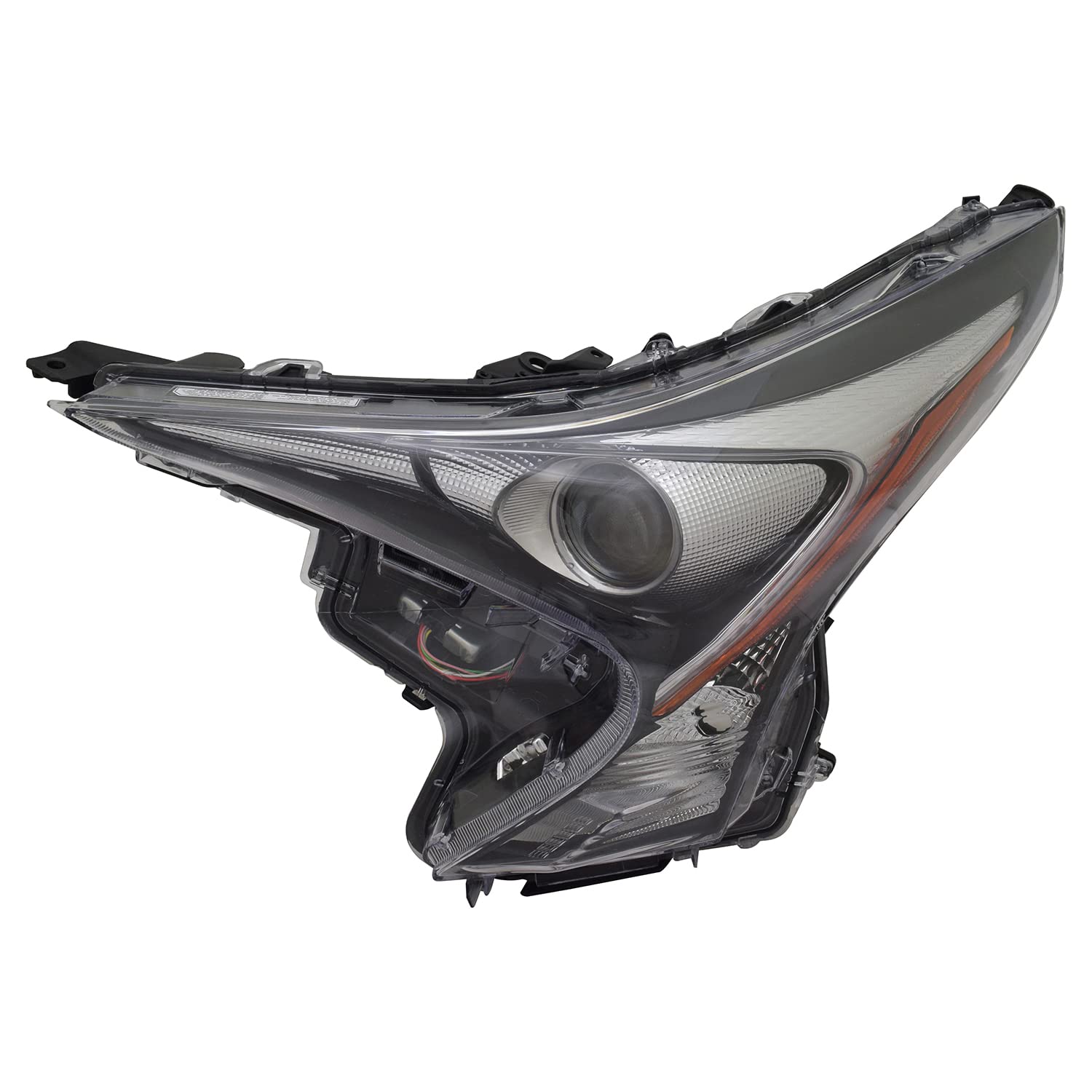 Left TYC Headlight Assembly Compatible with 2016-2018 Toyota Prius