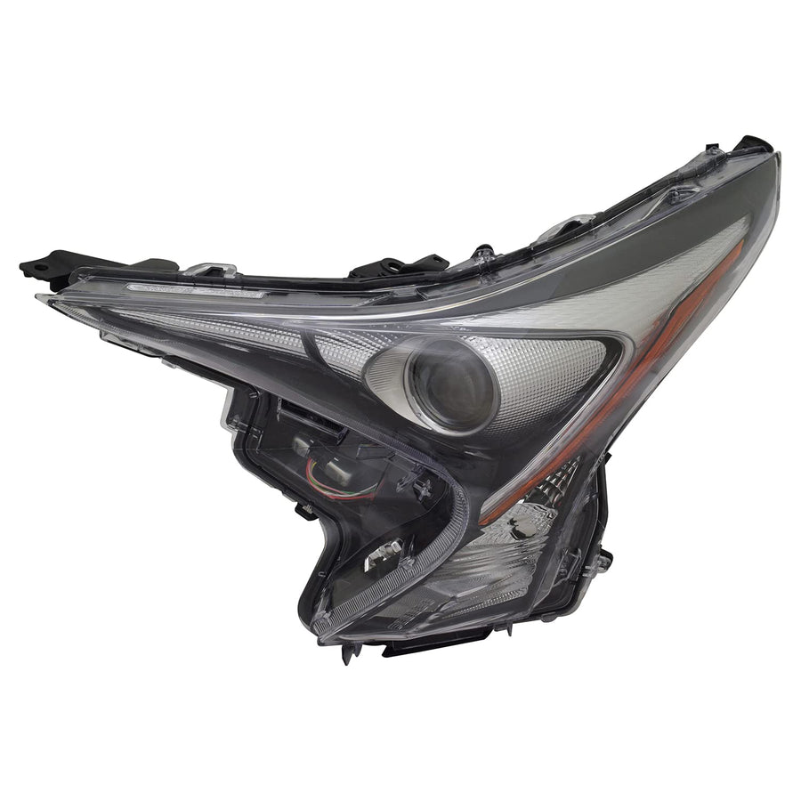 Left TYC Headlight Assembly Compatible with 2016-2018 Toyota Prius