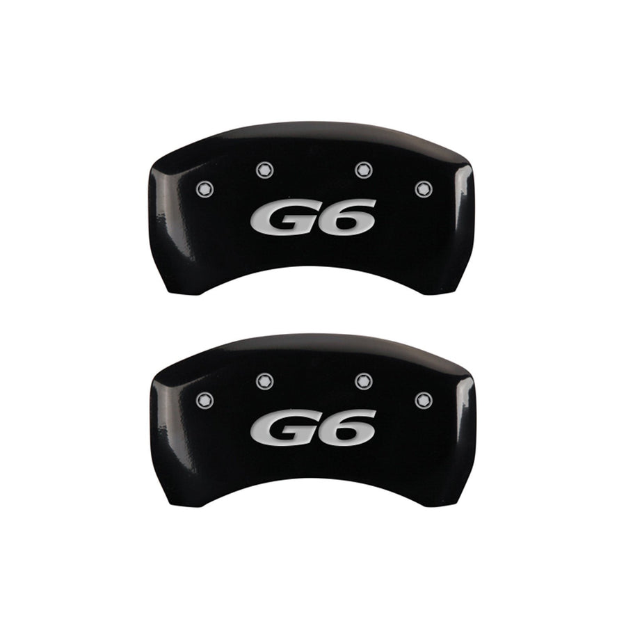 Caliper Covers MGP 18025SPG6BK with Black Powder Coat Finish, (Set of 4)