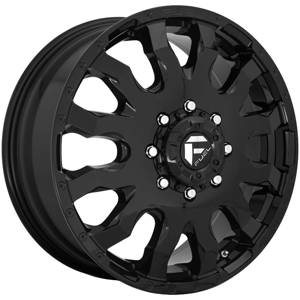FUEL D675 1PC BLITZ Black Wheel with Painted and TPMS Compatible (20 x 8.25 inches /8 x 125 mm, 105 mm Offset)