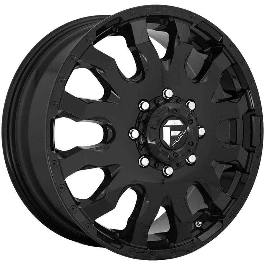 FUEL D675 1PC BLITZ Black Wheel with Painted and TPMS Compatible (20 x 8.25 inches /8 x 142 mm, 105 mm Offset)