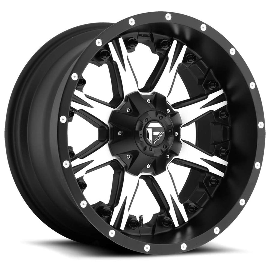 D541 Fuel Offroad NUTZ Black Wheel (17 x 9. inches /6 x 135 mm, 1 mm Offset)