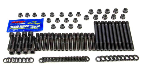 ARP Pro Series 234-4722 Black Oxide 12-Point Cylinder Head Stud Kit for Small Block Chevy with Under Cut SB2 Head