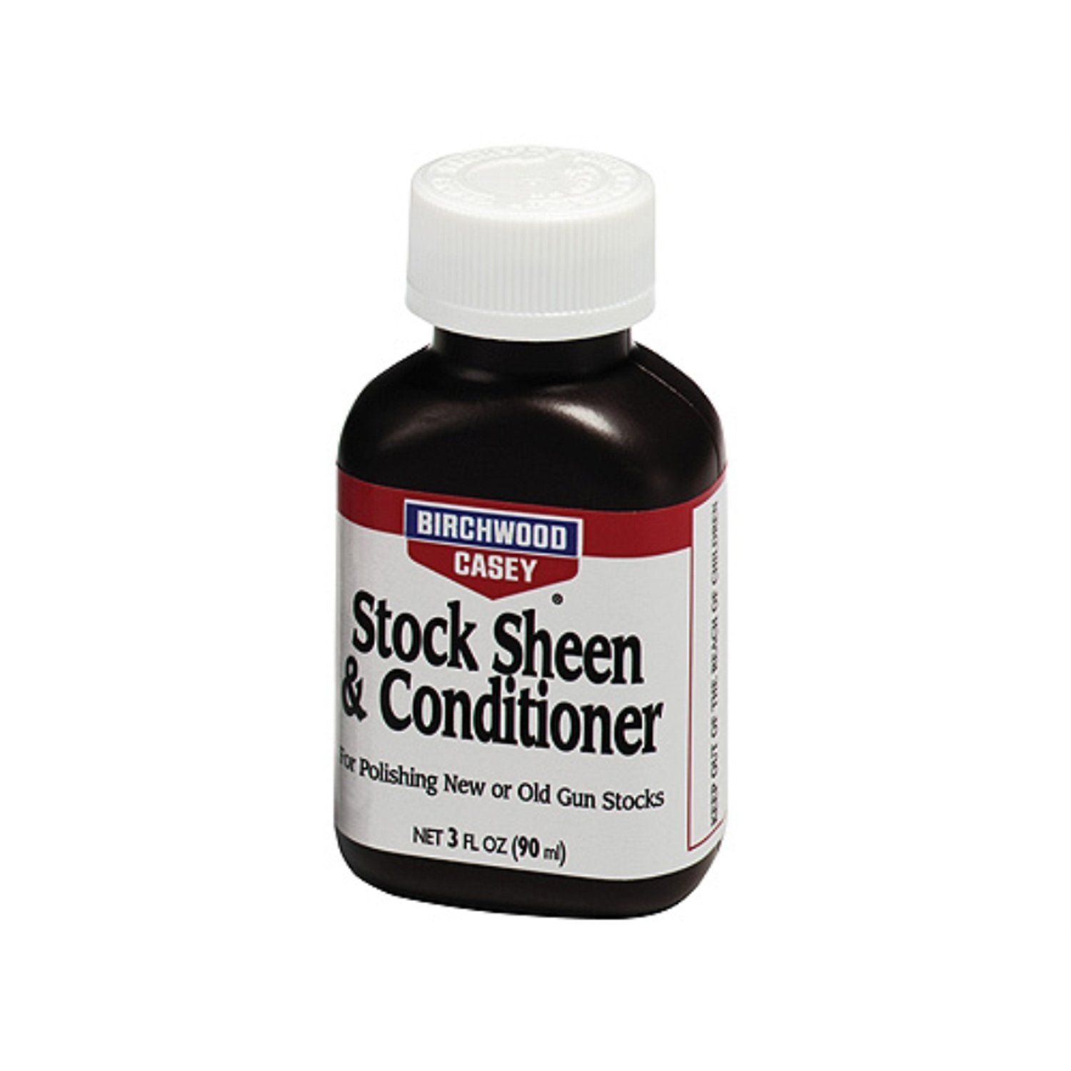 Birchwood Casey Fast-Drying Easy-to-Use Gun Stock Sheen & Conditioner for Gun Stock Polishing and Maintenance, 3 OZ Bottle