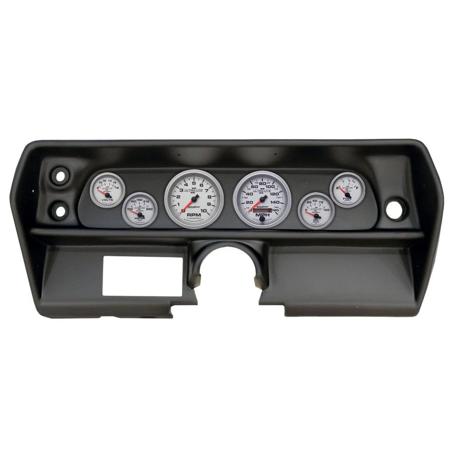 AutoMeter Dash Kit Direct Fit, (3 3/8" X2, 2 1/16" X4), Chevy Nova 68, Ultra-Lite Ii (2905-14)
