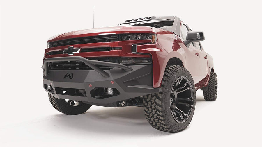Silverado 1500 19-C Vengeance Front Sensor Bumper with Pre-Runner Guard Bare
