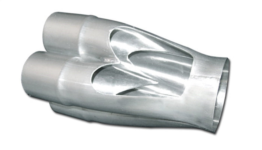 Power Vibrant Performance 10306 Exhaust Collector, Merge, 4-into-1, 1.875 in. Inlet Slipover I.D, 3.00 in. Merge Outlet O.D, 3.50 in. Transition Outlet O.D, 10.125" long, 304 Stainless Steel, each