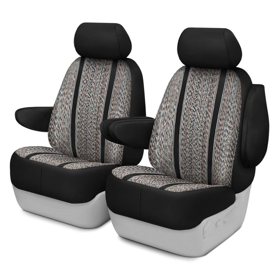 Custom Fit Fia TR49-3 BLACK Front Seat Cover Bench Seat - Saddle Blanket, (Black)