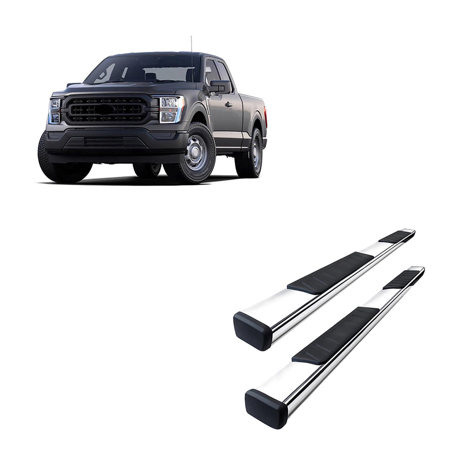 Summit Black Horse SU-FO0279SS Stainless Running Board, 1 Pack