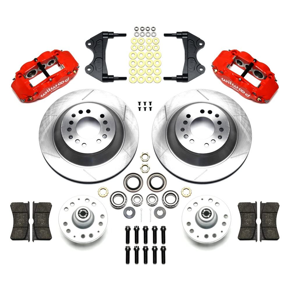 1PC Rtr Kit, FNSL6R Front Hub,12.88"-Red