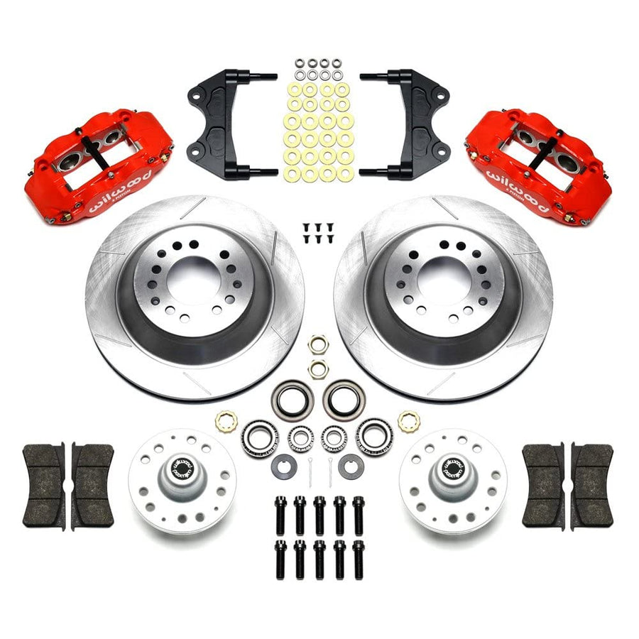 1PC Rtr Kit, FNSL6R Front Hub,12.88"-Red