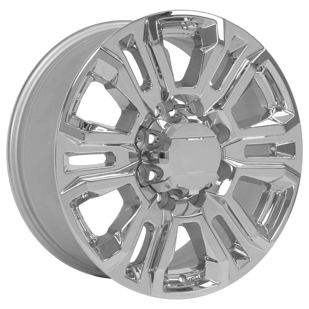 20 Inch OE Wheels CV70A Rim Fits Sierra 2500/3500 Denali Style 8x165.1 20x8.5 Chrome - Hollander 5957 (1)