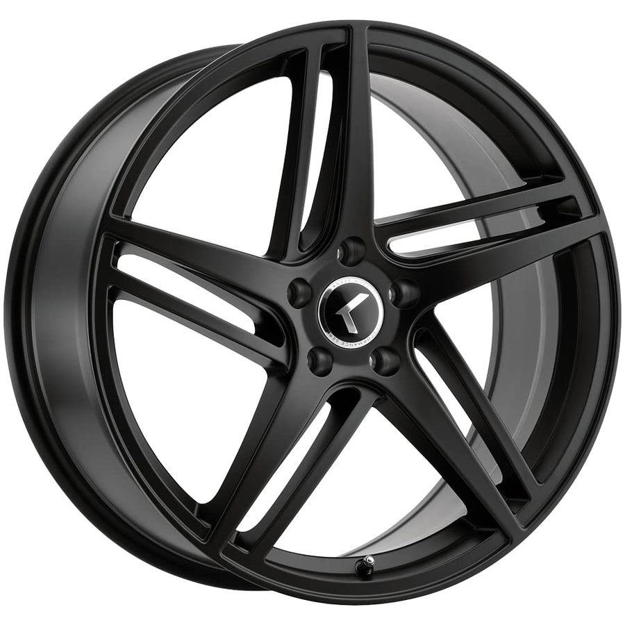 KR195 KRAZE Satin Black Wheel with Aluminum (20 x 8.5 inches /5 x 5 mm, 38 mm Offset)