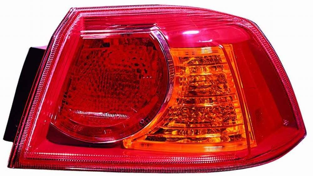 Mitsubishi Lancer 08-09(09 without Turbo 2 / 0L ENG, 2.4L ENG) / Evo 08 Tail Light Outer Passenger Side CAPA | DOT Certified ACK 8330A108 | MI2805100C
