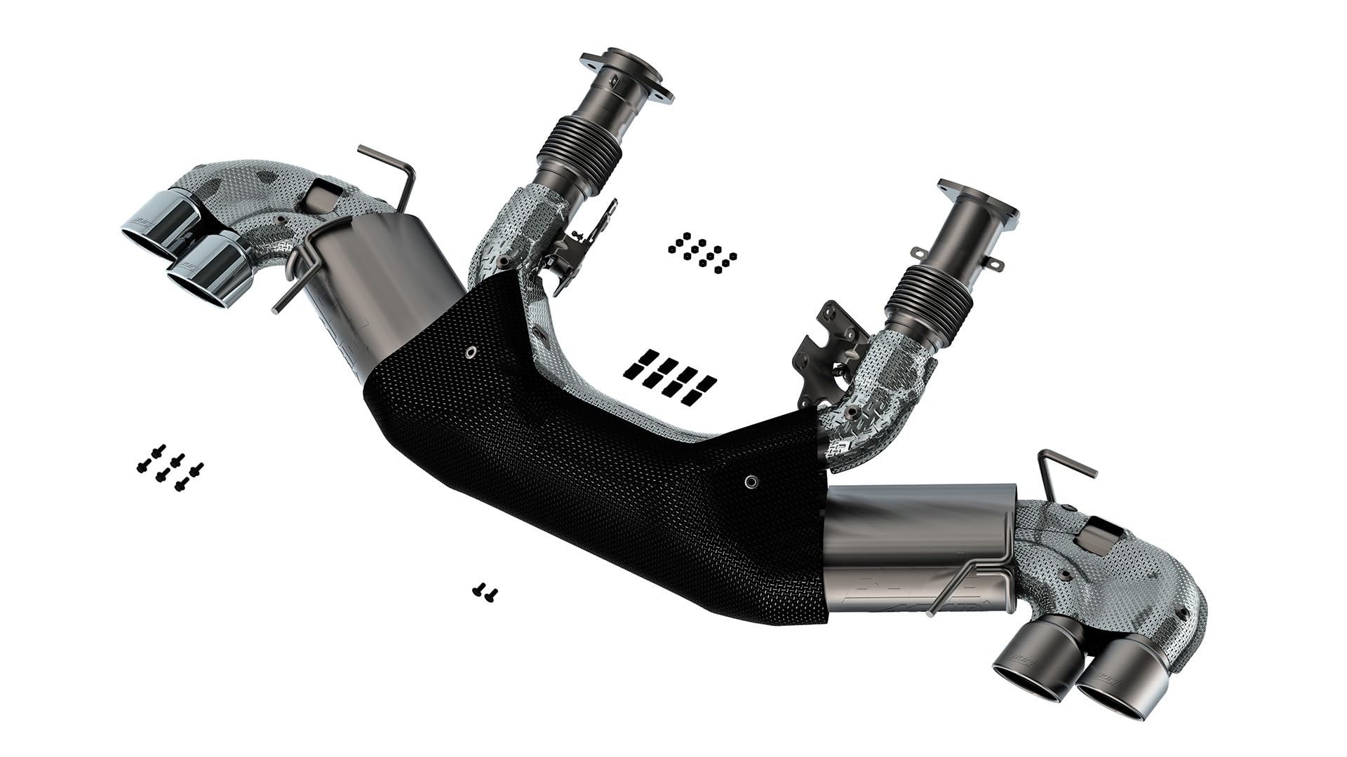 Borla ATAK™ 304 SS Cat-Back Exhaust System with Quad Rear Exit 140841