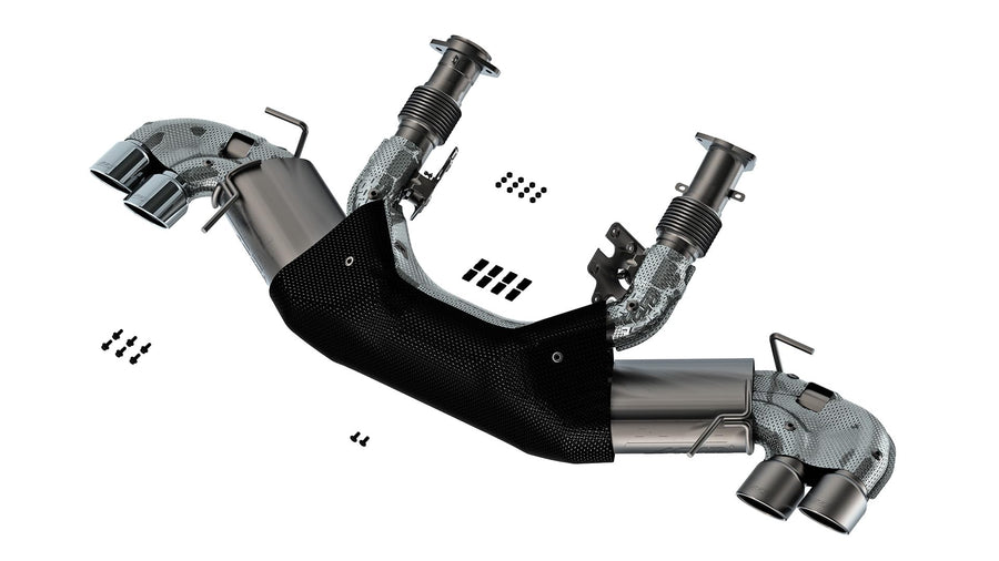 Borla ATAK™ 304 SS Cat-Back Exhaust System with Quad Rear Exit 140841