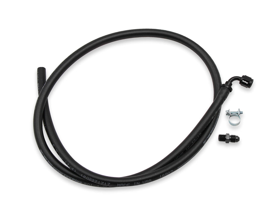 26-552 Holley LS Steam Tube Kit w/Black Push-On Hose