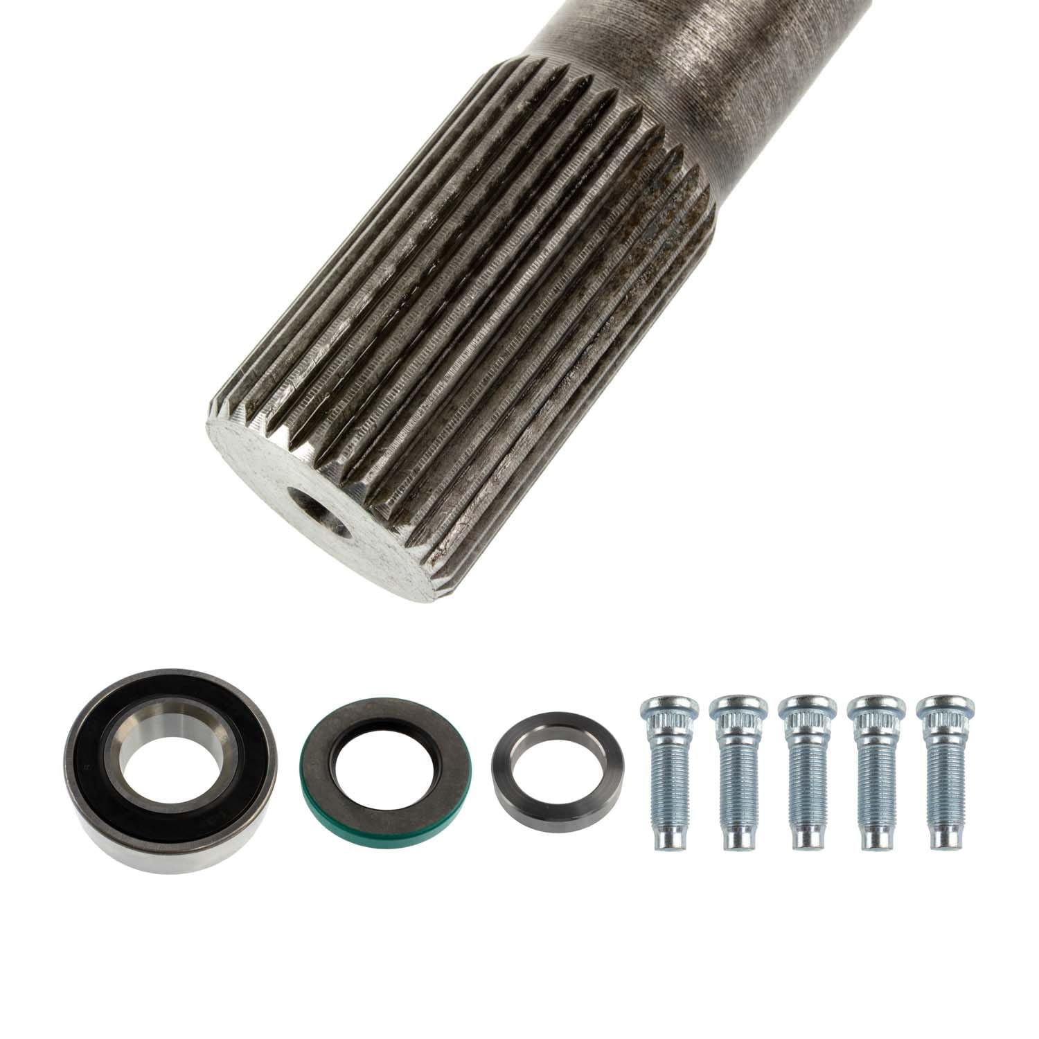 TEN Factory Drive Axle Shaft Assembly MG25151 Rear Axle Kit For Ford 9" (31 Spline Right Passenger) -Fits Ford Mustang, Mercury Cougar (1967-1970) - Replaces Alloy USA 15151, Ford C9OZ4234C