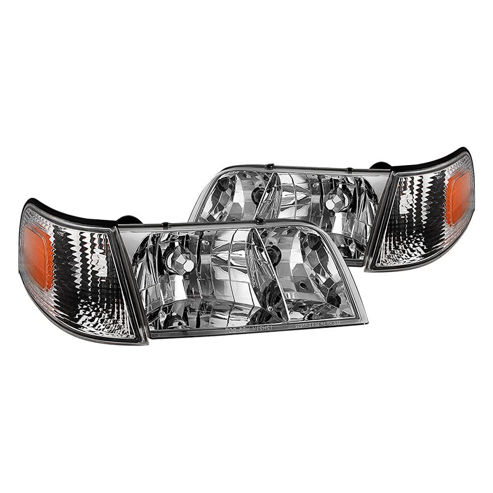 Crown Victoria Xtune HD-JH-CRVI98-SET-C Headlight