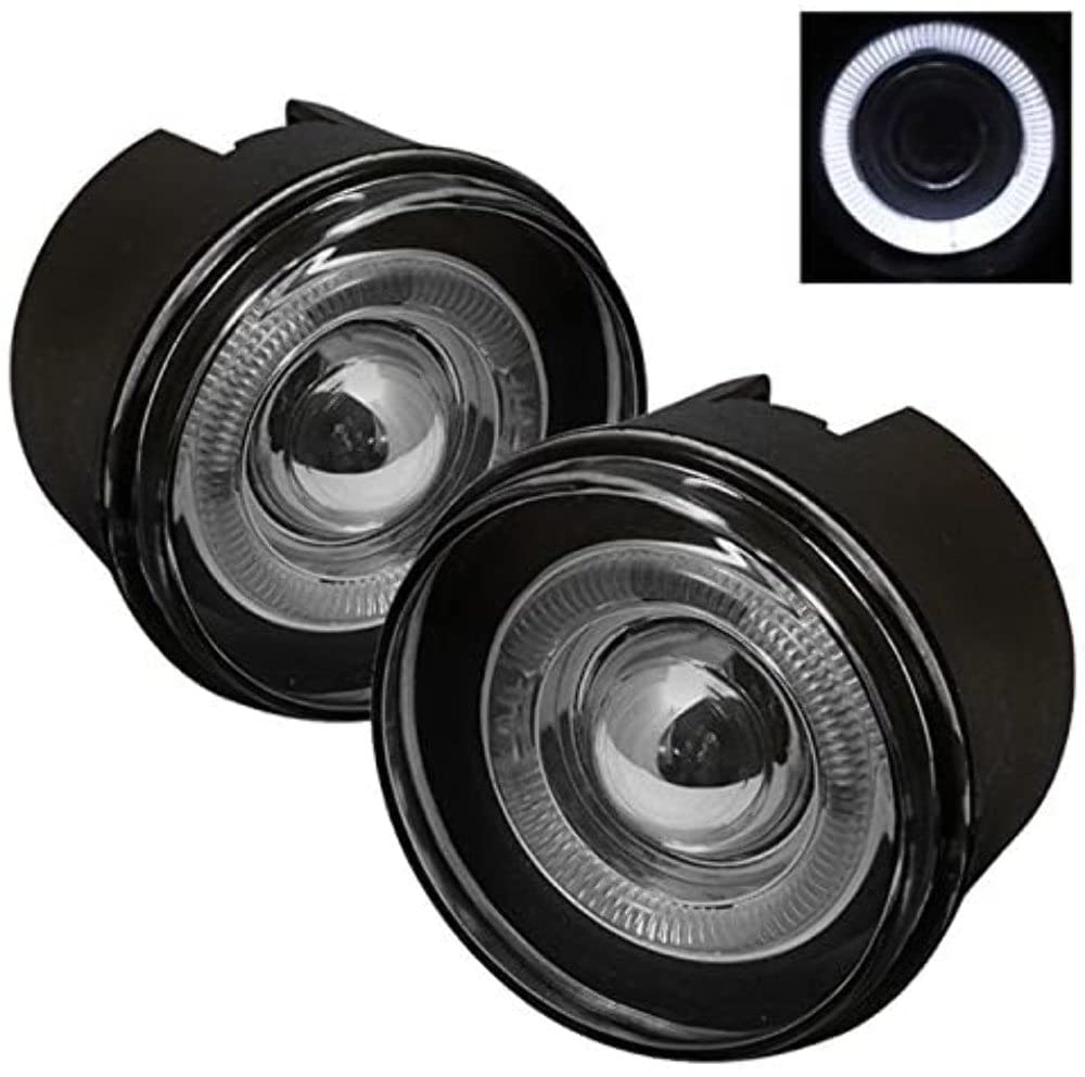 Projector Spyder Auto 5021489 Halo Style Fog Lights Black/Smoke