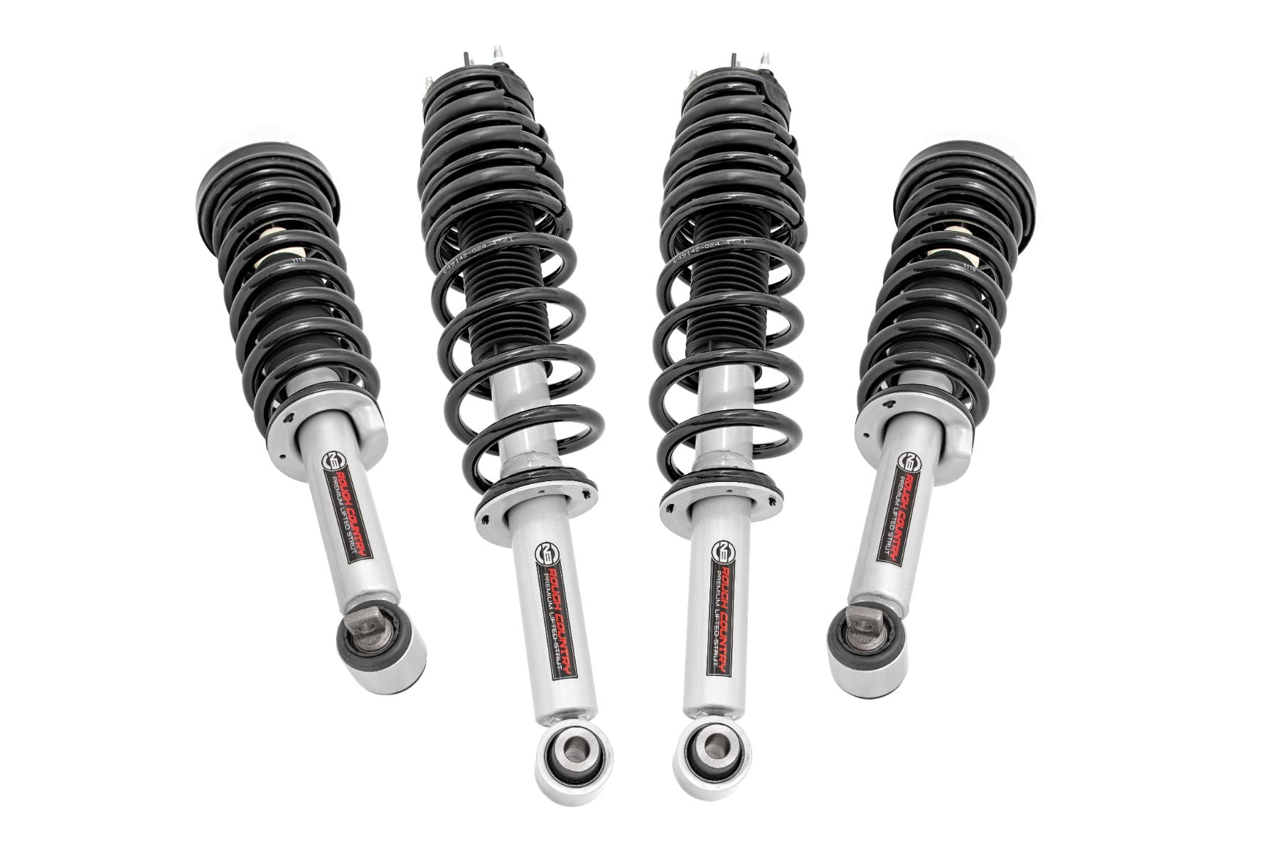 2" Rough Country Strut Lift Kit with N3 Loaded Struts for Ford Bronco 4WD (2021-2025) - Front & Rear, Clears 35" Tires