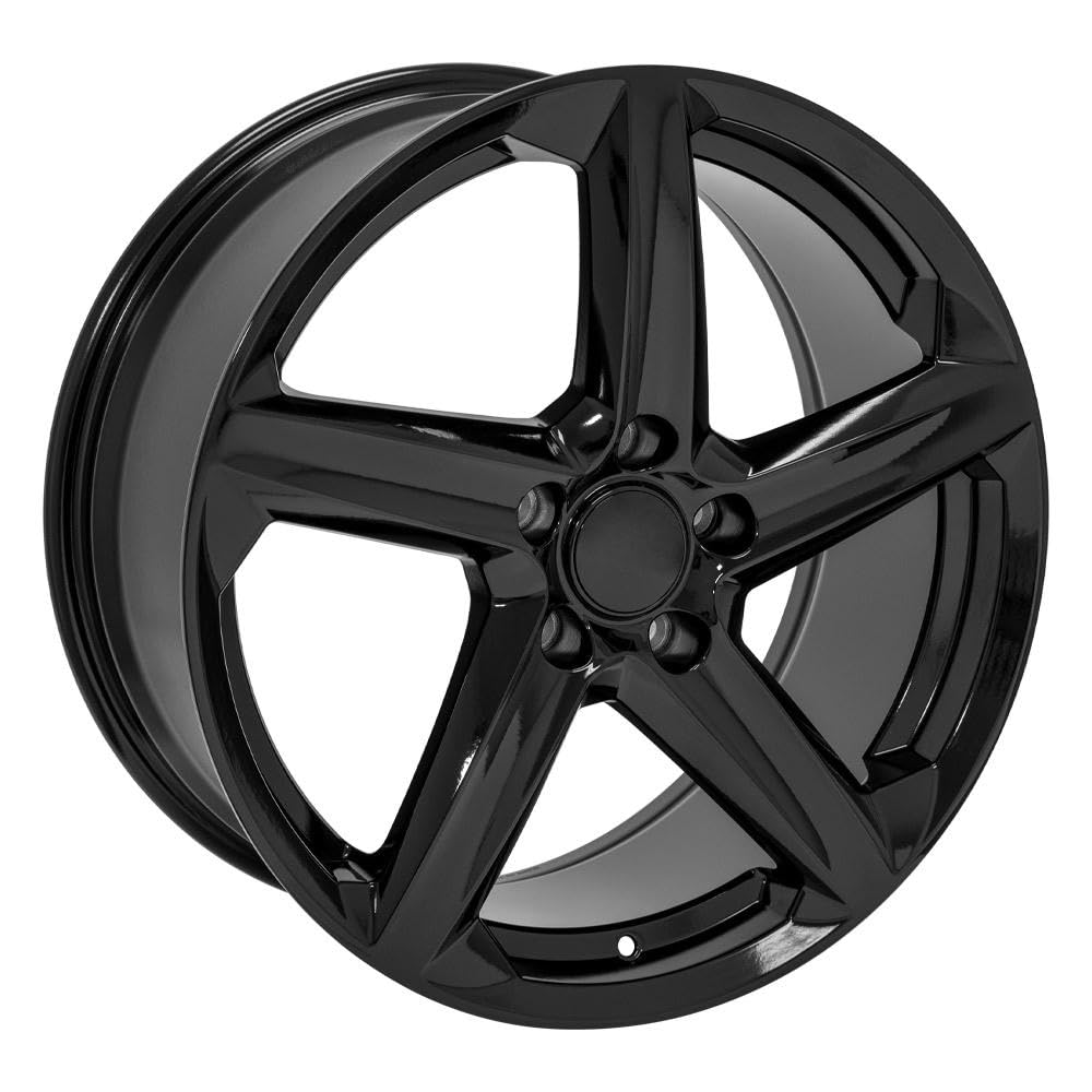 19 Inch OE Wheels CV02D Rim Fits Corvette C8 Z06 Style 5x120 19x8.5 Gloss Black (1)