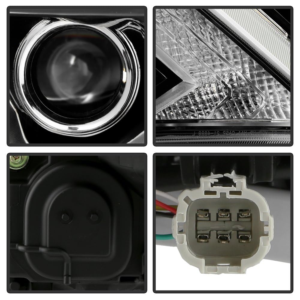 Nissan Pathfinder 17-21 Spyder (xTune) LED w/DRL Headlight - Low Beam-LED ; High Beam-H9(Included) ; Signal-WY21W(Included) - OE Right